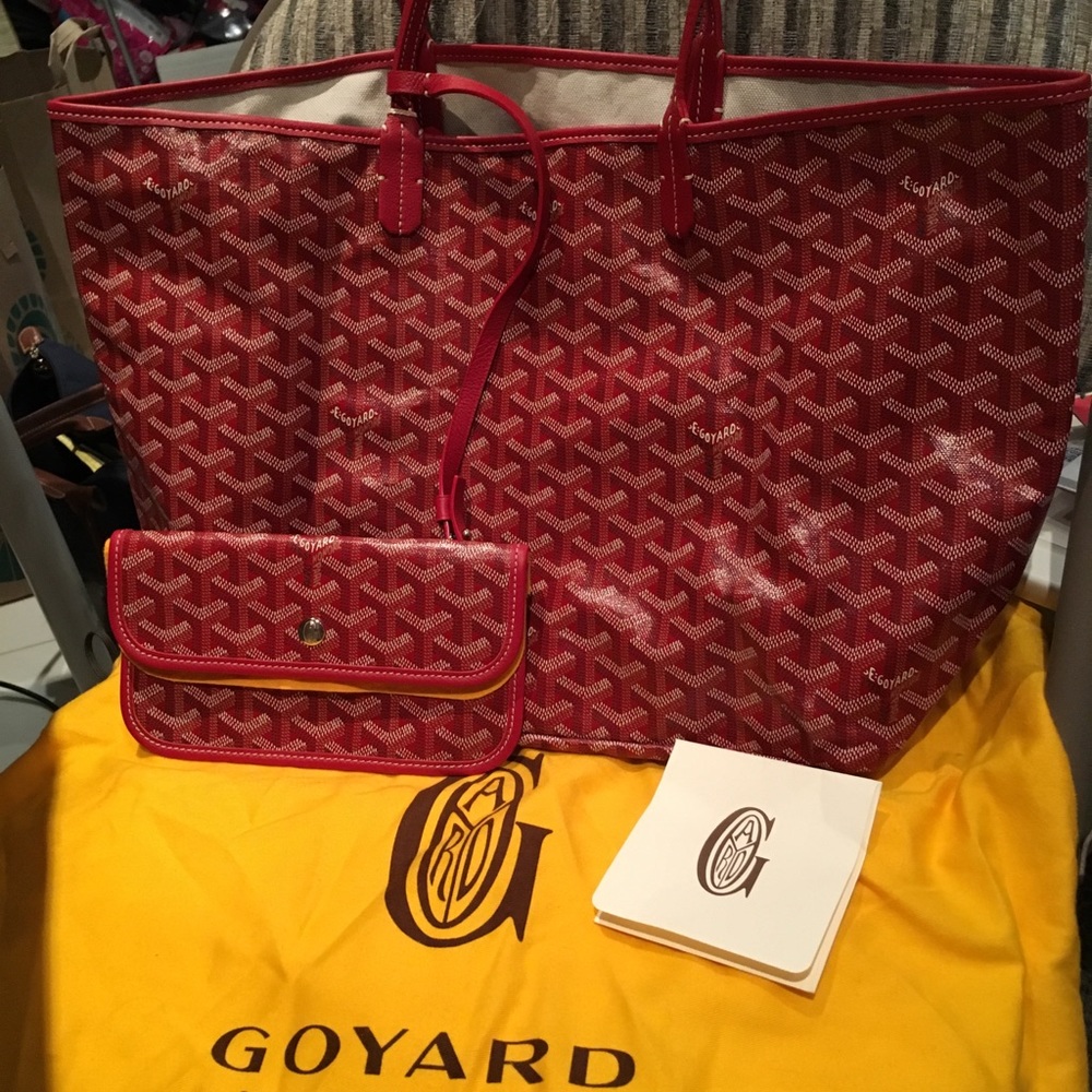SOLD! Brand New Red Goyard PM Tote w/ Receipt